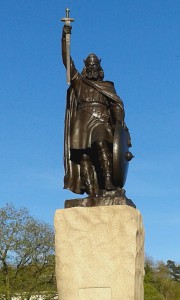 Statue of Alfred the Great in Winchester